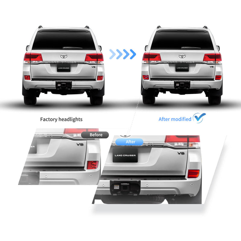 Vland LED Tail Lights For Toyota Land Cruiser 2016-2021 0266 VLAND Factory