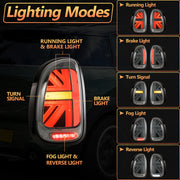 Vland LED Tail Lights I For Mini Cooper Countryman R60 2010-2016 (First Generation) with Start-up Animation VLAND Factory