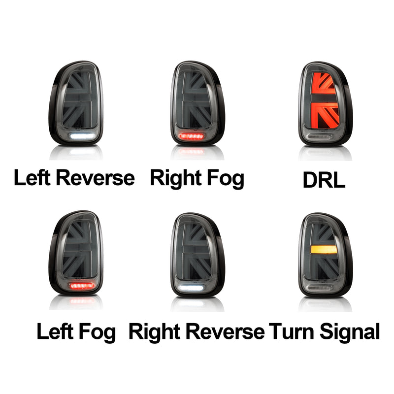 Vland LED Tail Lights I For Mini Cooper Countryman R60 2010-2016 (First Generation) with Start-up Animation VLAND Factory