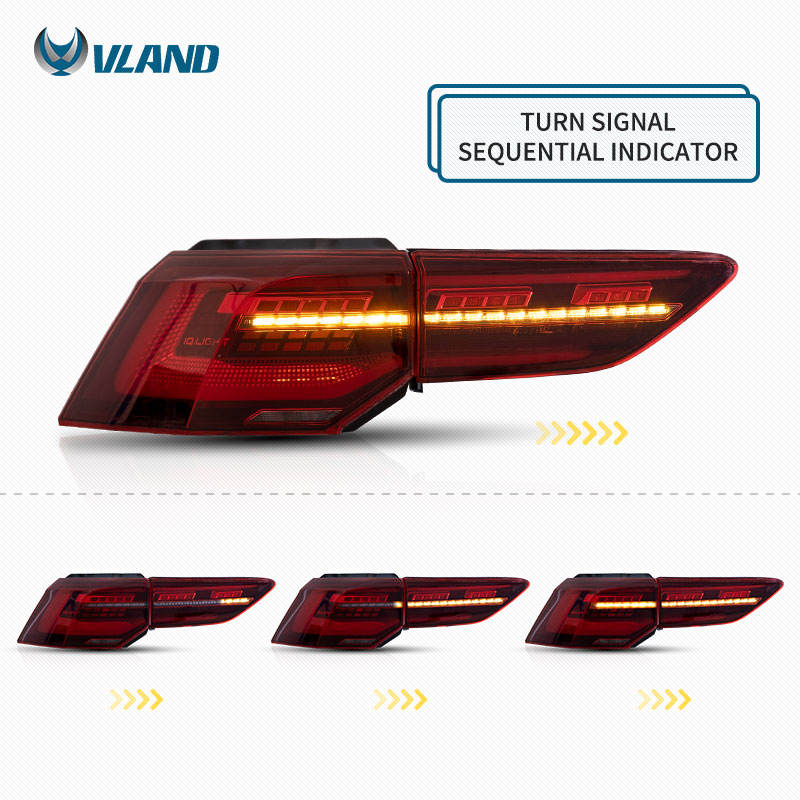 Vland LED Tail Lights for Volkswagen Golf MK8 2019-2022 / 2022??¨¬Cpresent VLAND Factory