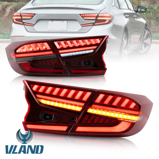 Vland LED Taillights For Honda Accord 10th 2018-2021 VLAND Factory