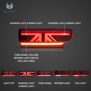 Vland LED Taillights for Suzuki Jimny 4th Gen（JB64W/JB74W）2018-2022 With Sequential Turn Signal VLAND Factory