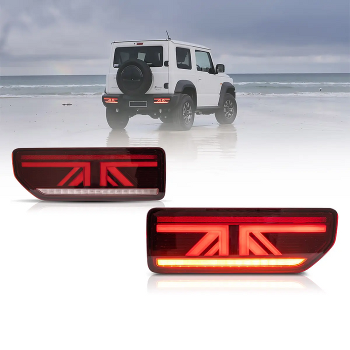 Vland LED Taillights for Suzuki Jimny 4th Gen（JB64W/JB74W）2018-2022 With Sequential Turn Signal VLAND Factory