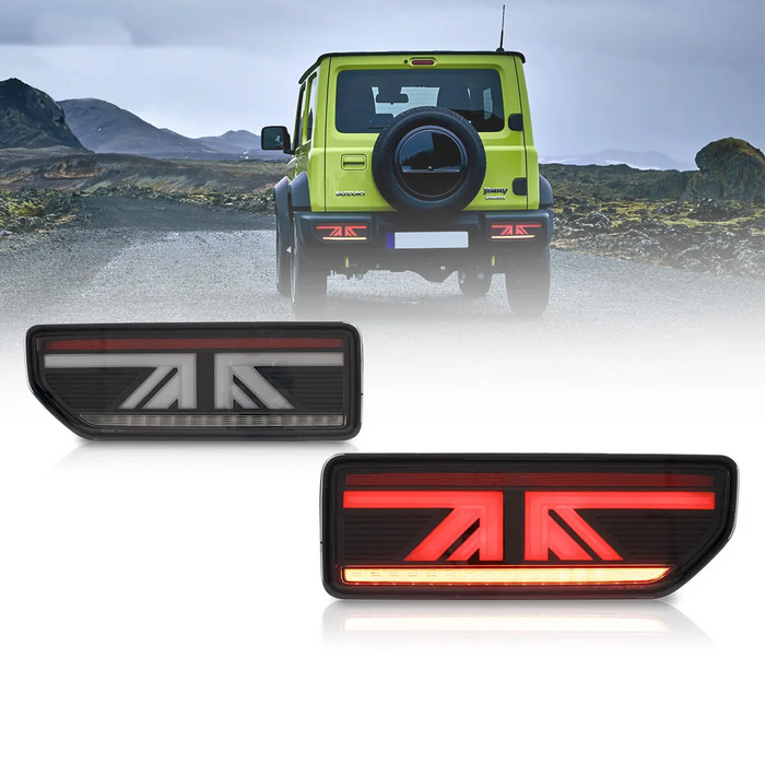 Vland LED Taillights for Suzuki Jimny 4th Gen（JB64W/JB74W）2018-2022 With Sequential Turn Signal VLAND Factory