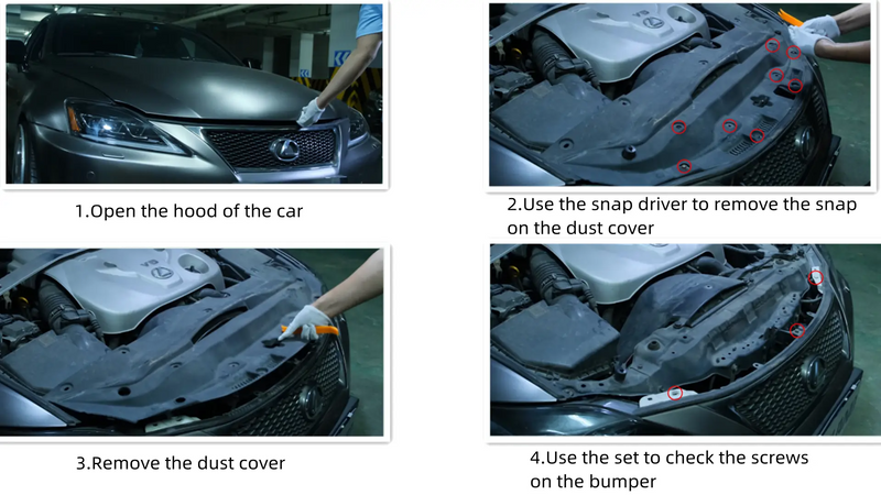 Vland Matrix Projector Headlights For Lexus IS250/IS350/IS200d 2006-2012 & ISF(XE20) 2008-2014 With Blue DRL VLAND Factory